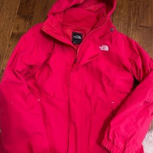 Hot pink North Face Winter coat!